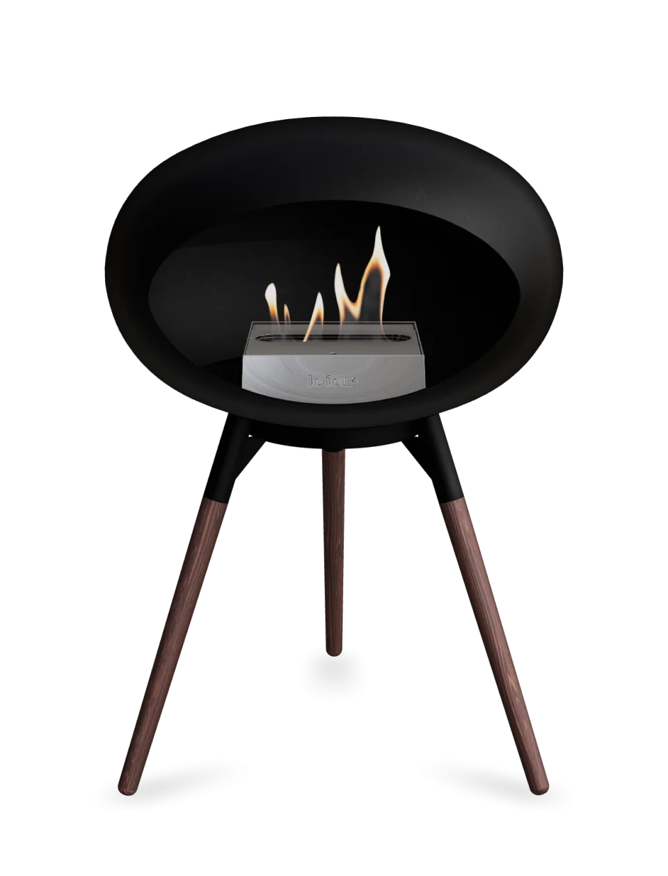 Le Feu - Dome Black Ground Wood Low - Fireplace - Grand Alfresco