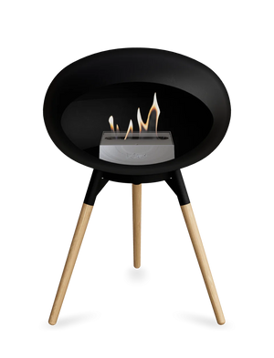 Le Feu - Dome Black Ground Wood Low - Fireplace - Grand Alfresco