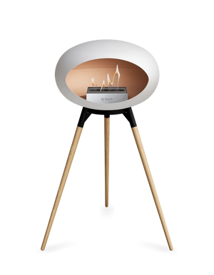 Le Feu - Dome White Ground Wood High - Fireplace - Grand Alfresco