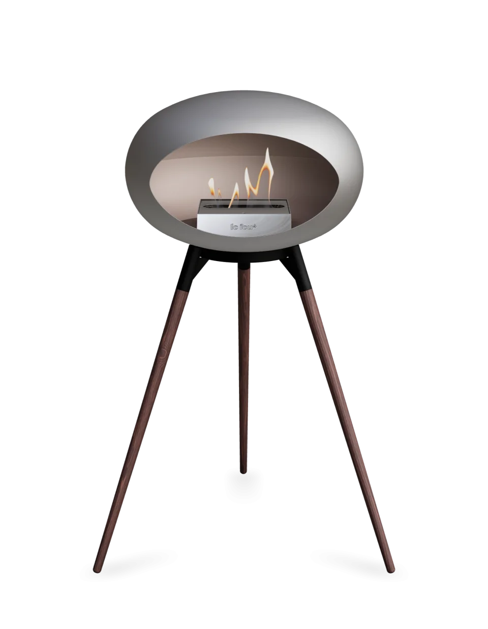 Le Feu - Dome Nickel Ground Wood High - Fireplace - Grand Alfresco