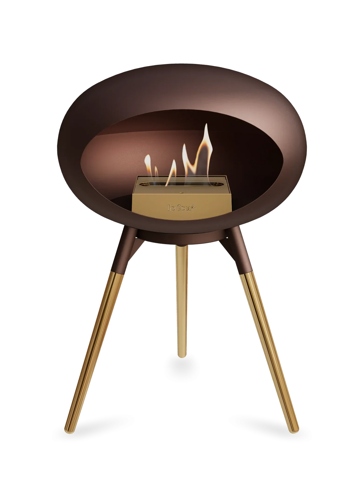 Le Feu - Dome Mocca Ground Wood Low - Fireplace - Grand Alfresco