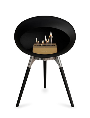 Le Feu - Dome Black Ground Wood Low - Fireplace - Grand Alfresco