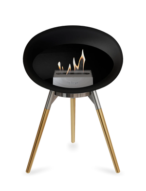 Le Feu - Dome Black Ground Wood Low - Fireplace - Grand Alfresco