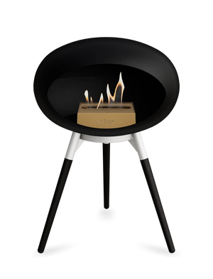 Le Feu - Dome Black Ground Wood Low - Fireplace - Grand Alfresco