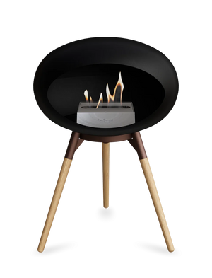 Le Feu - Dome Black Ground Wood Low - Fireplace - Grand Alfresco