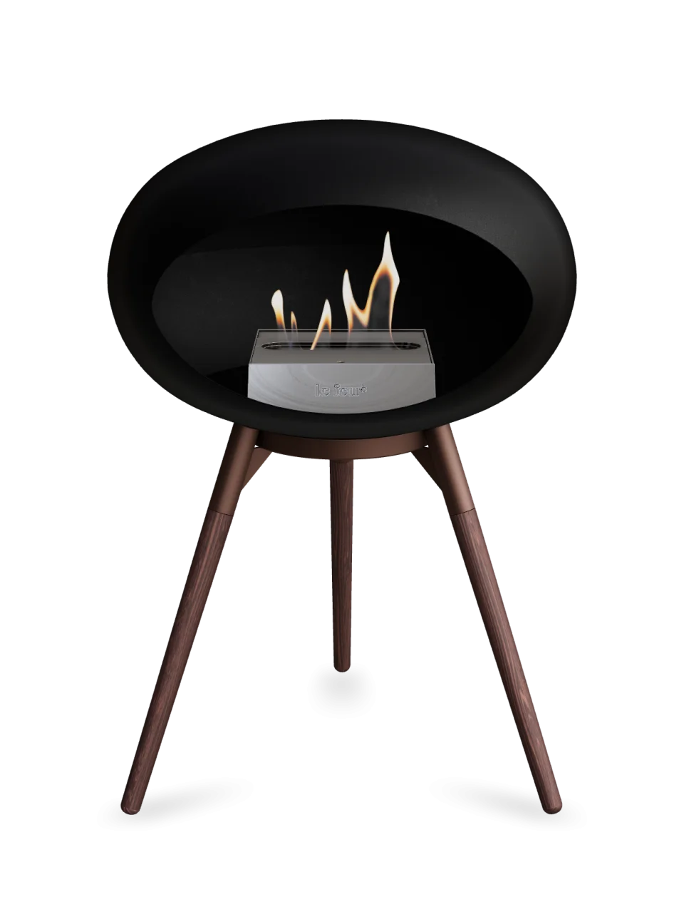 Le Feu - Dome Black Ground Wood Low - Fireplace - Grand Alfresco