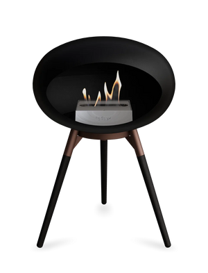 Le Feu - Dome Black Ground Wood Low - Fireplace - Grand Alfresco