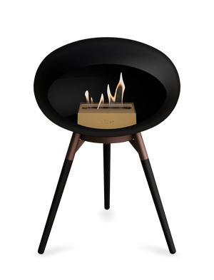 Le Feu - Dome Black Ground Wood Low - Fireplace - Grand Alfresco