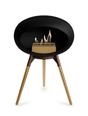 Le Feu - Dome Black Ground Wood Low - Fireplace - Grand Alfresco