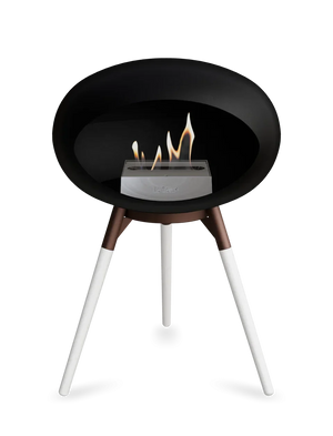 Le Feu - Dome Black Ground Wood Low - Fireplace - Grand Alfresco