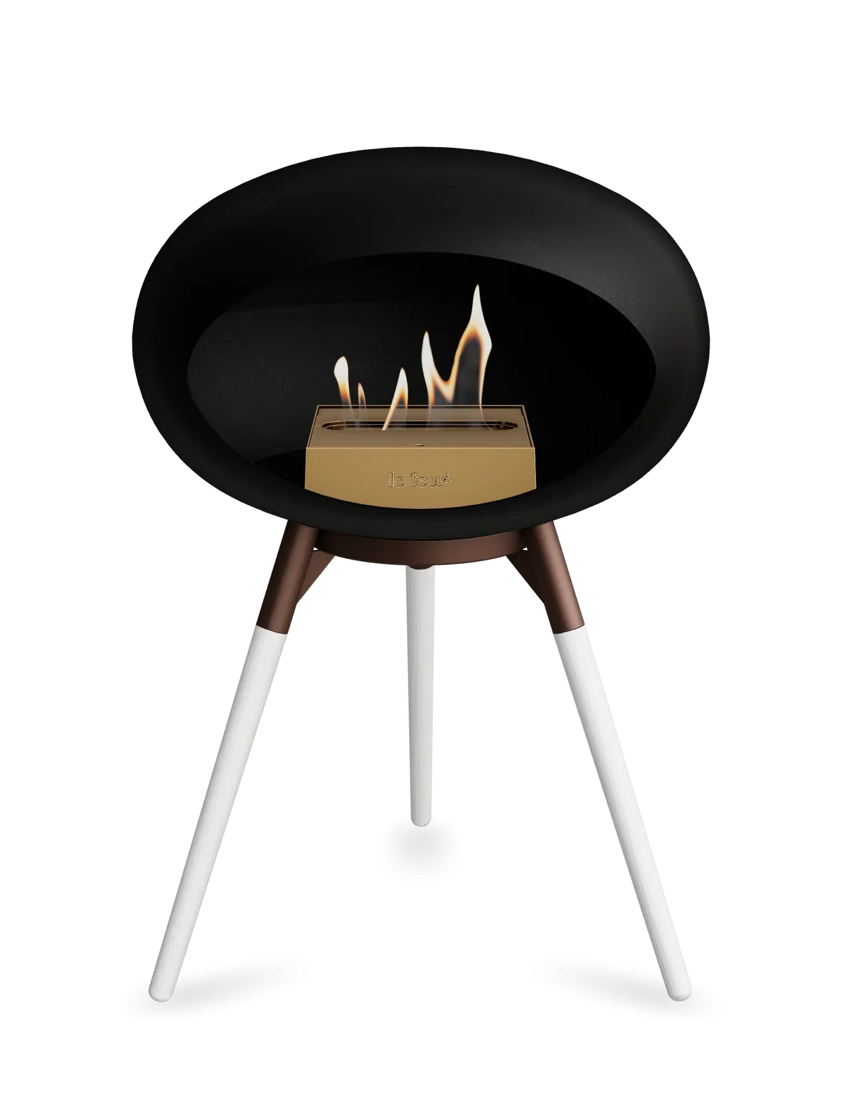 Le Feu - Dome Black Ground Wood Low - Fireplace - Grand Alfresco