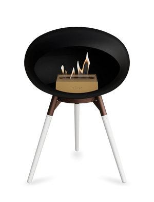 Le Feu - Dome Black Ground Wood Low - Fireplace - Grand Alfresco