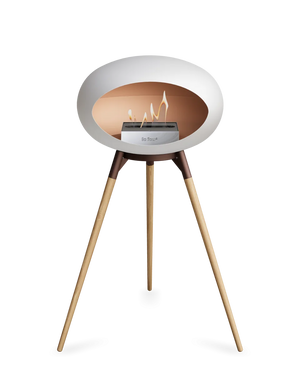 Le Feu - Dome White Ground Wood High - Fireplace - Grand Alfresco