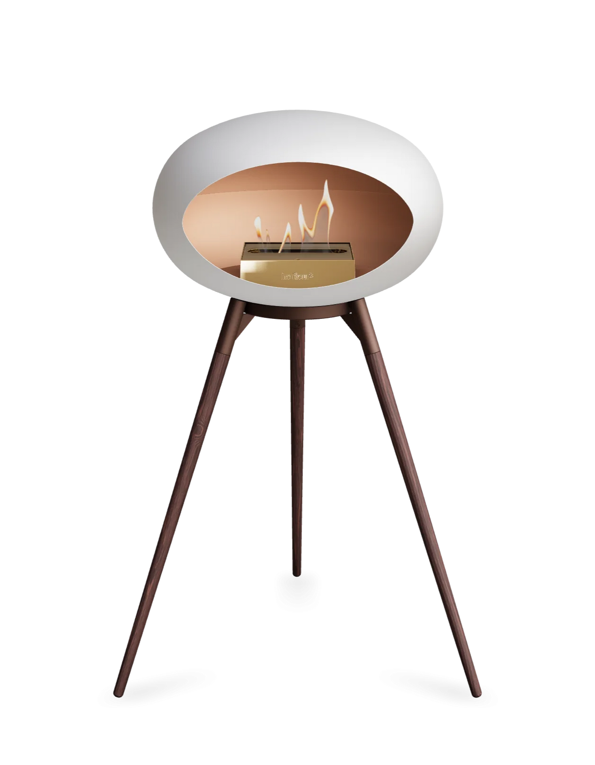 Le Feu - Dome White Ground Wood High - Fireplace - Grand Alfresco