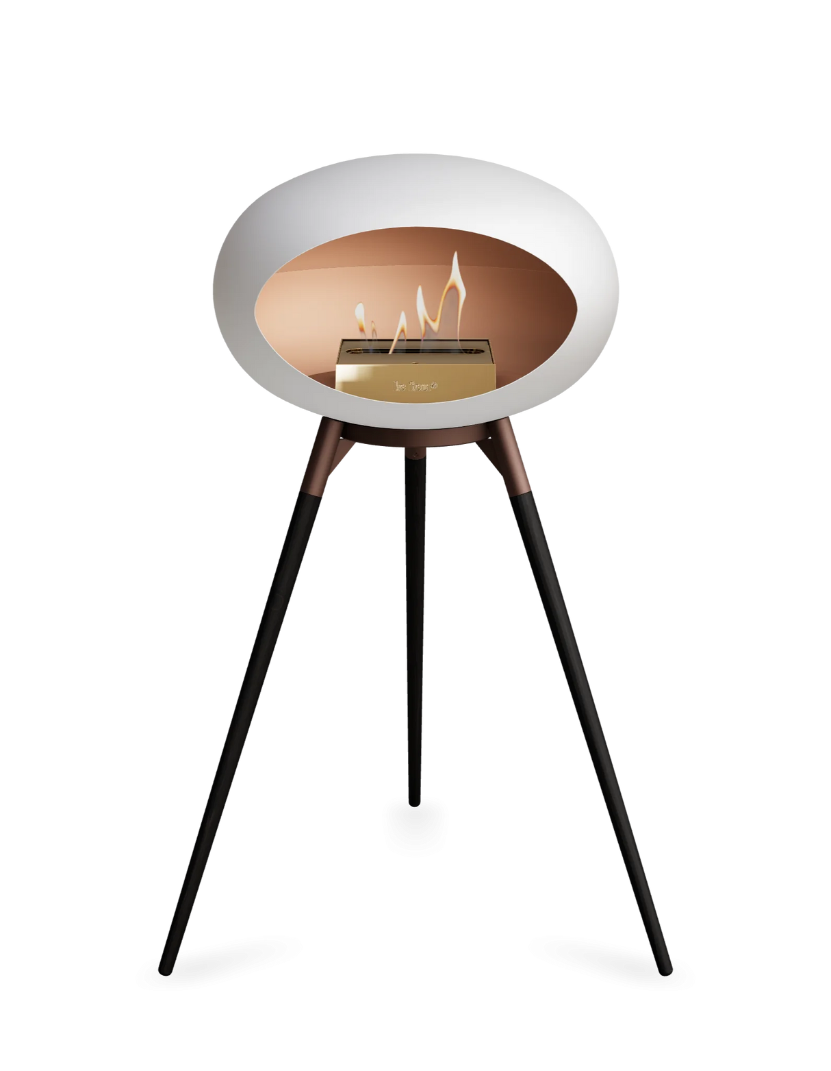 Le Feu - Dome White Ground Wood High - Fireplace - Grand Alfresco