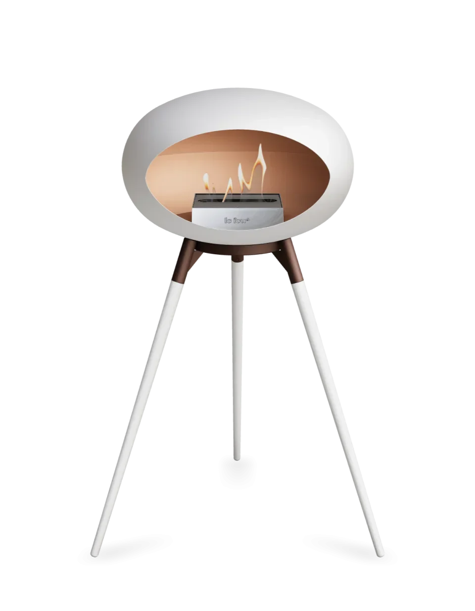 Le Feu - Dome White Ground Wood High - Fireplace - Grand Alfresco