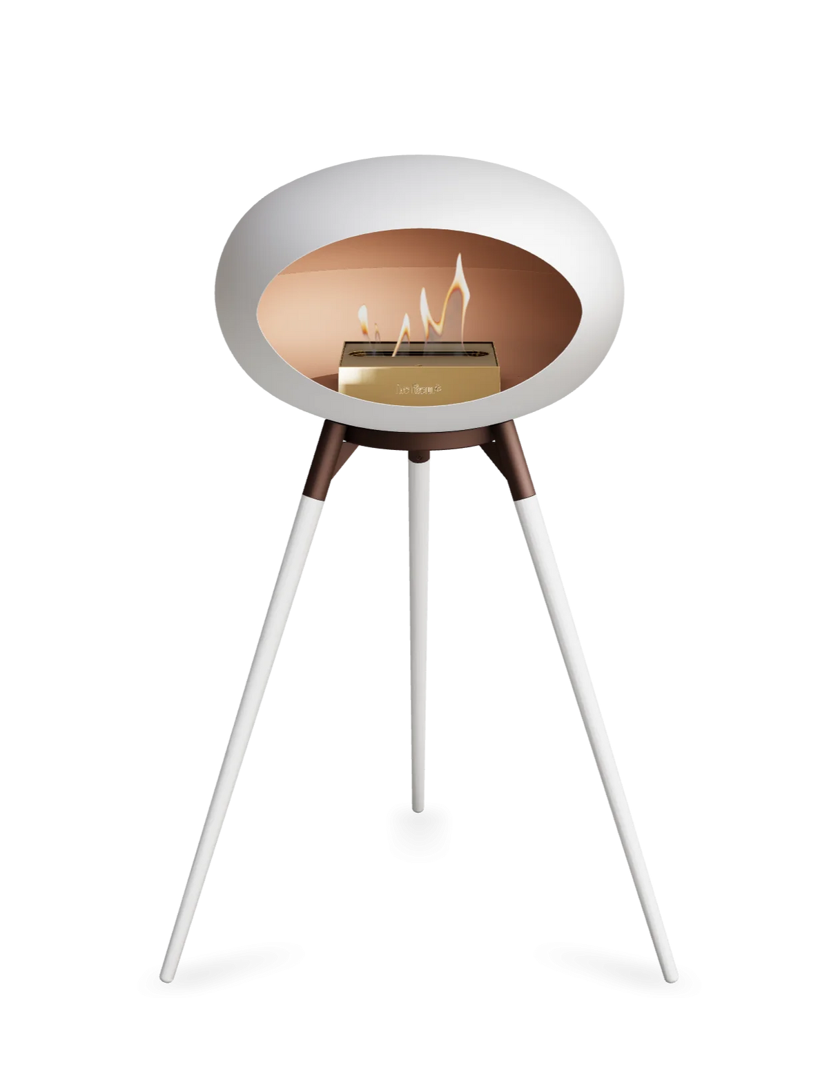 Le Feu - Dome White Ground Wood High - Fireplace - Grand Alfresco