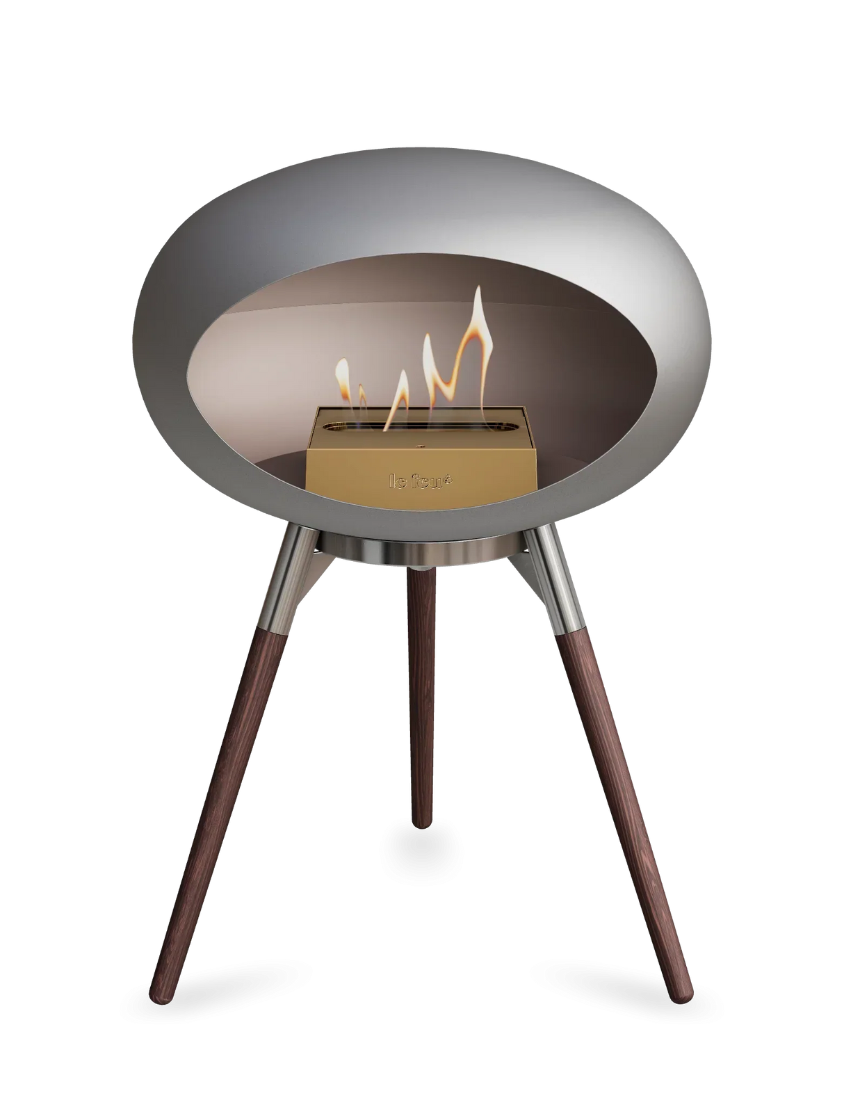 Le Feu - Dome Nickel Ground Wood Low - Fireplace - Grand Alfresco