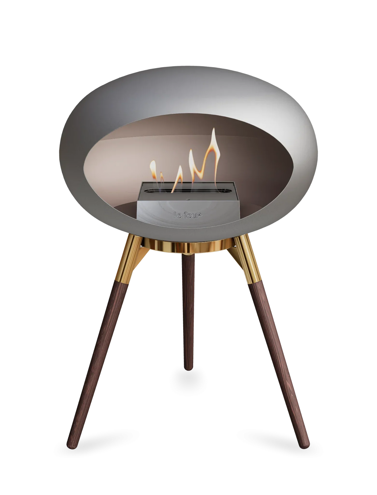 Le Feu - Dome Nickel Ground Wood Low - Fireplace - Grand Alfresco