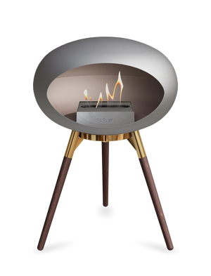 Le Feu - Dome Nickel Ground Wood Low - Fireplace - Grand Alfresco