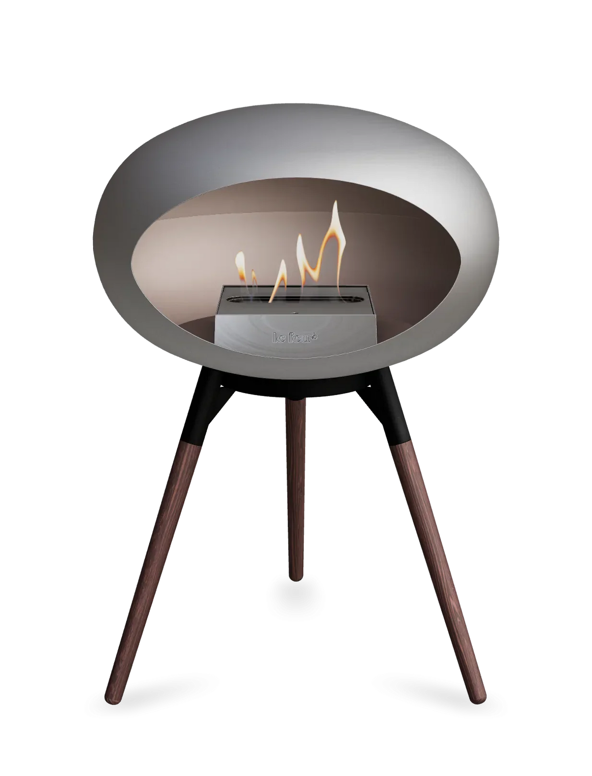 Le Feu - Dome Nickel Ground Wood Low - Fireplace - Grand Alfresco