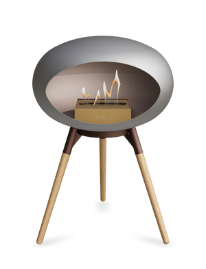 Le Feu - Dome Nickel Ground Wood Low - Fireplace - Grand Alfresco