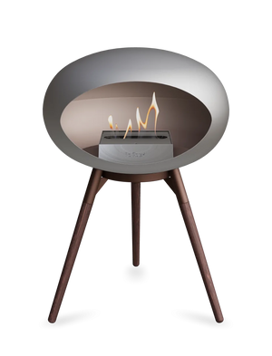 Le Feu - Dome Nickel Ground Wood Low - Fireplace - Grand Alfresco