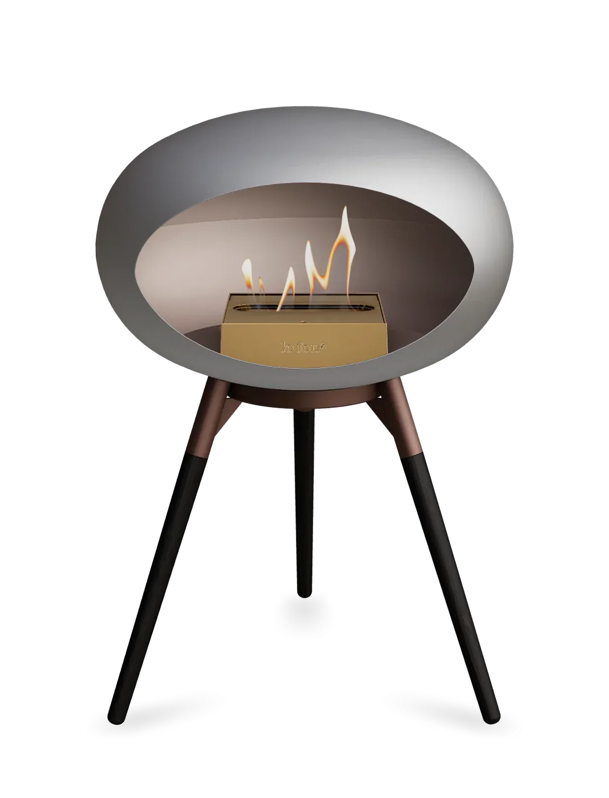 Le Feu - Dome Nickel Ground Wood Low - Fireplace - Grand Alfresco