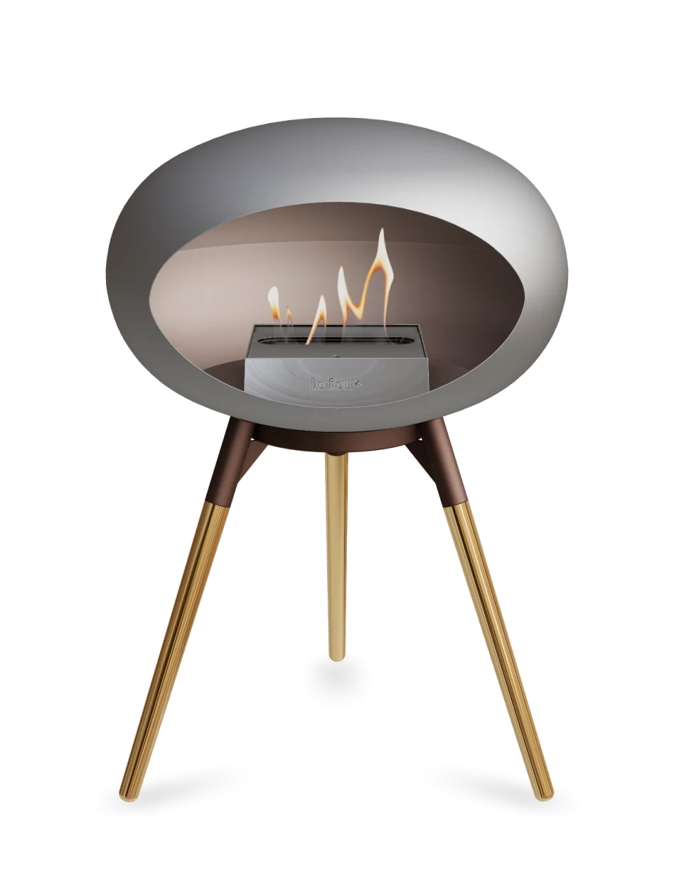 Le Feu - Dome Nickel Ground Wood Low - Fireplace - Grand Alfresco