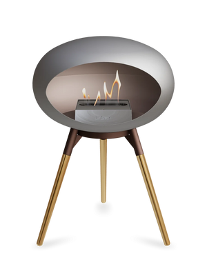 Le Feu - Dome Nickel Ground Wood Low - Fireplace - Grand Alfresco