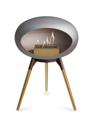 Le Feu - Dome Nickel Ground Wood Low - Fireplace - Grand Alfresco