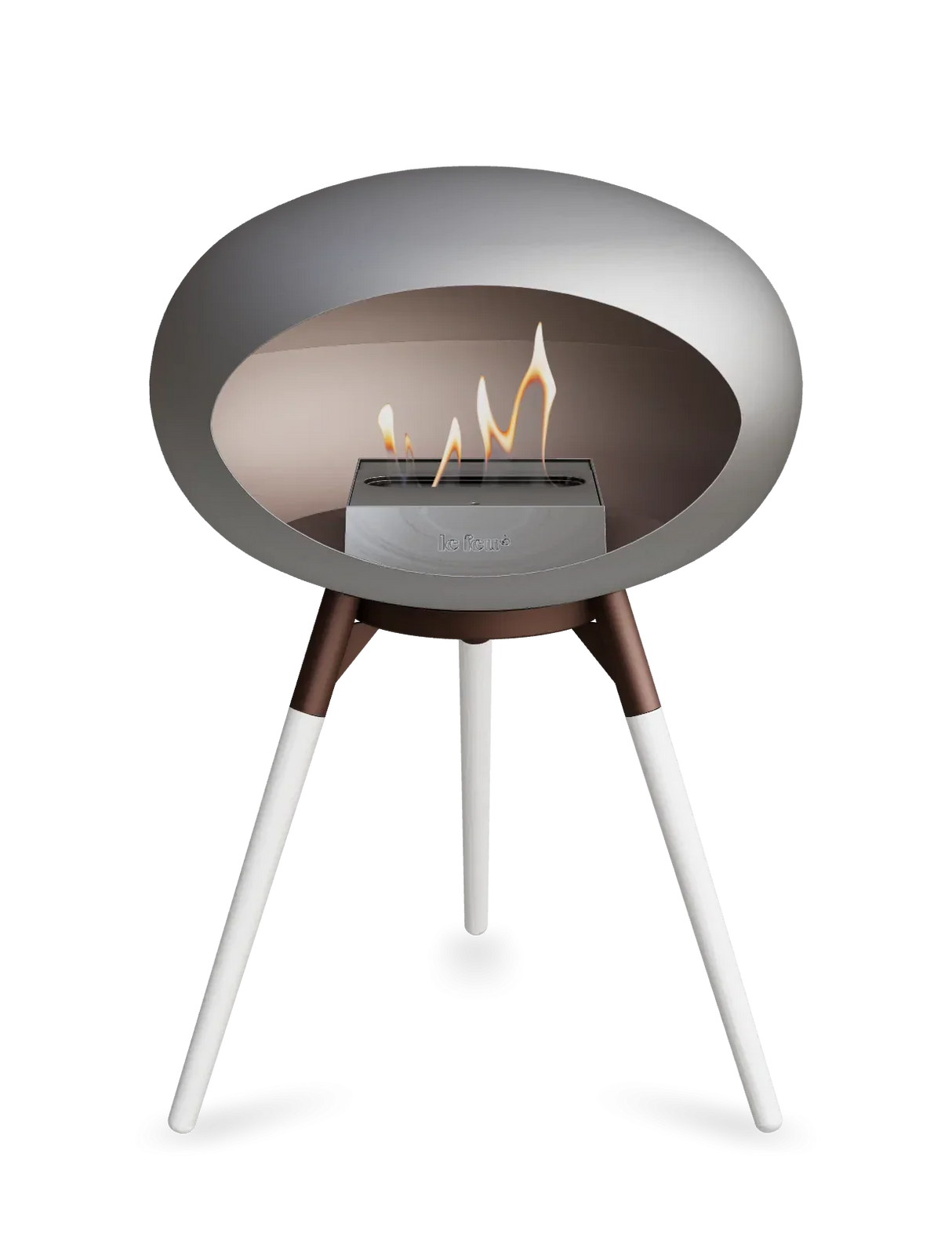 Le Feu - Dome Nickel Ground Wood Low - Fireplace - Grand Alfresco