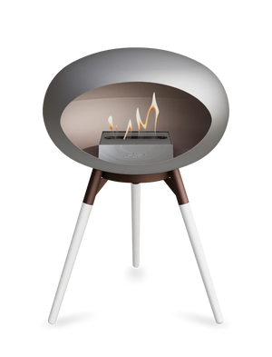 Le Feu - Dome Nickel Ground Wood Low - Fireplace - Grand Alfresco