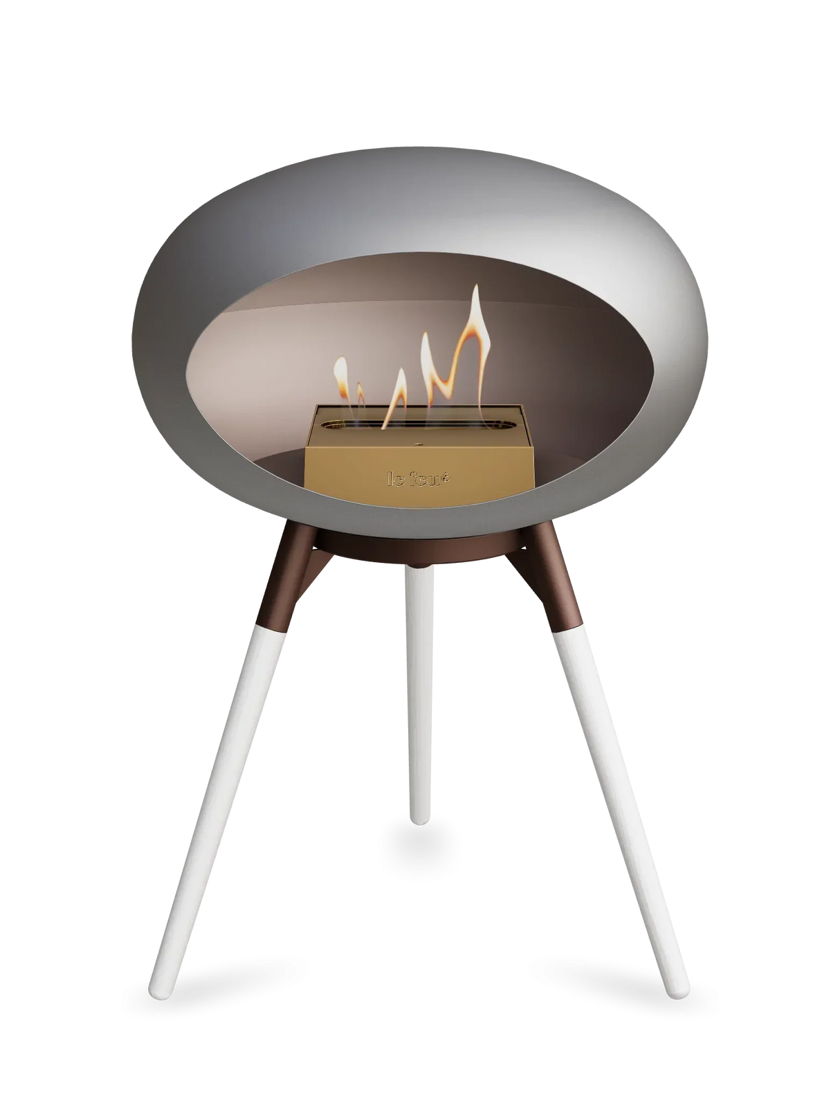 Le Feu - Dome Nickel Ground Wood Low - Fireplace - Grand Alfresco