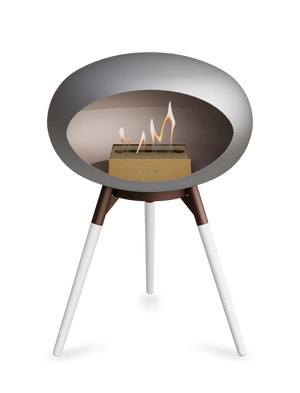 Le Feu - Dome Nickel Ground Wood Low - Fireplace - Grand Alfresco