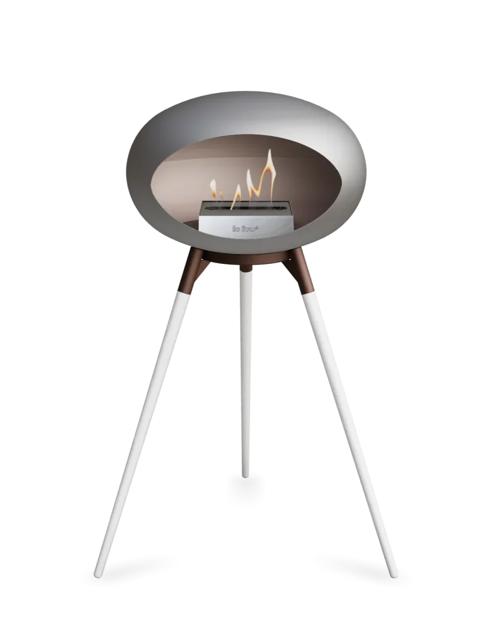 Le Feu - Dome Nickel Ground Wood High - Fireplace - Grand Alfresco