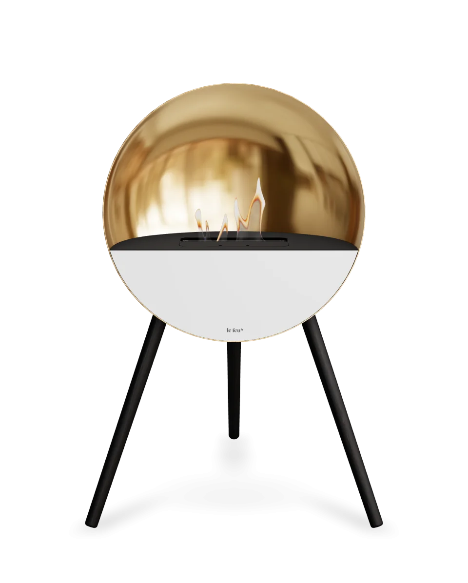 Le Feu - Dome Eye Chromed Rose Gold - Fireplace - Grand Alfresco