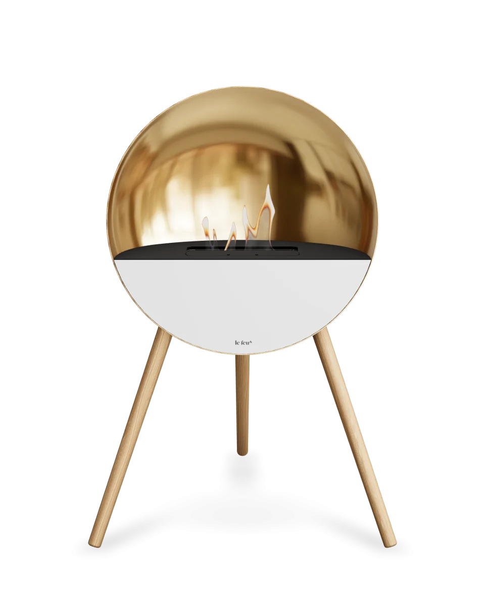 Le Feu - Dome Eye Chromed Rose Gold - Fireplace - Grand Alfresco