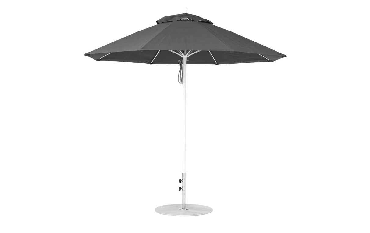 Ledge Loungers Essential Fiberglass Umbrella - 9' Octagon Pulley - Grand Alfresco