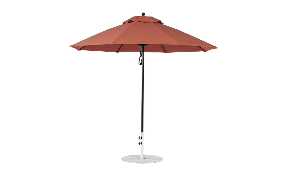 Ledge Loungers Essential Fiberglass Umbrella - 9' Octagon Pulley - Grand Alfresco