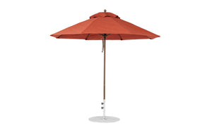 Ledge Loungers Essential Fiberglass Umbrella - 9' Octagon Pulley - Grand Alfresco