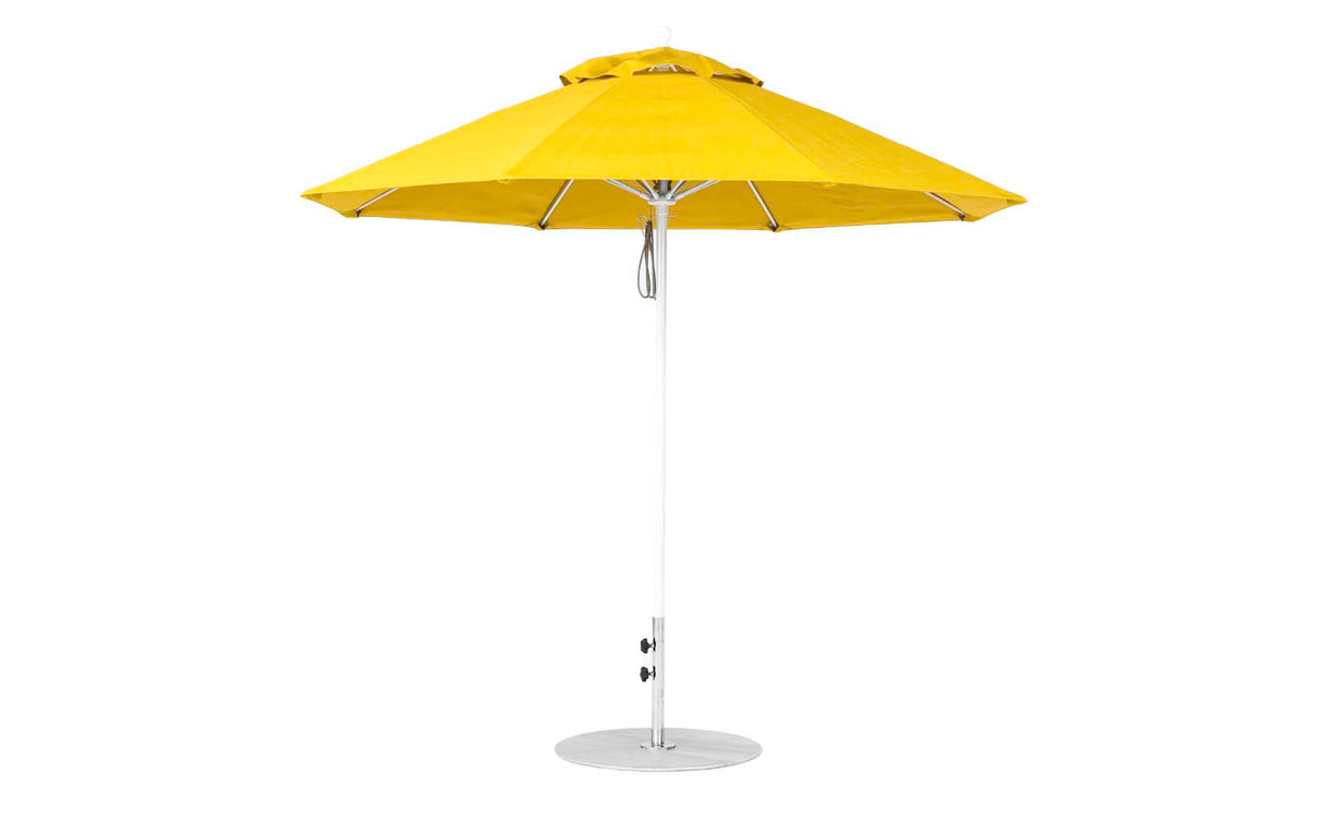 Ledge Loungers Essential Fiberglass Umbrella - 9' Octagon Pulley - Grand Alfresco