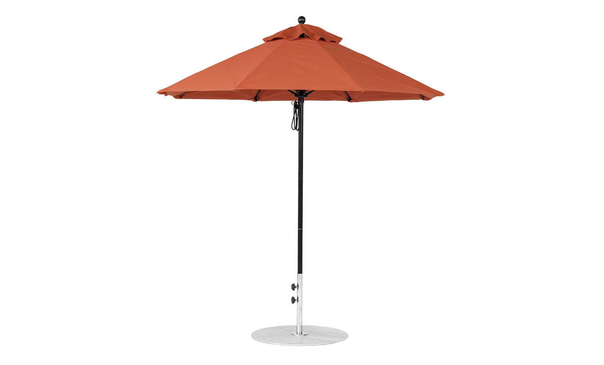 Ledge Loungers Essential Fiberglass Umbrella - 7.5' Octagon Pulley - Grand Alfresco