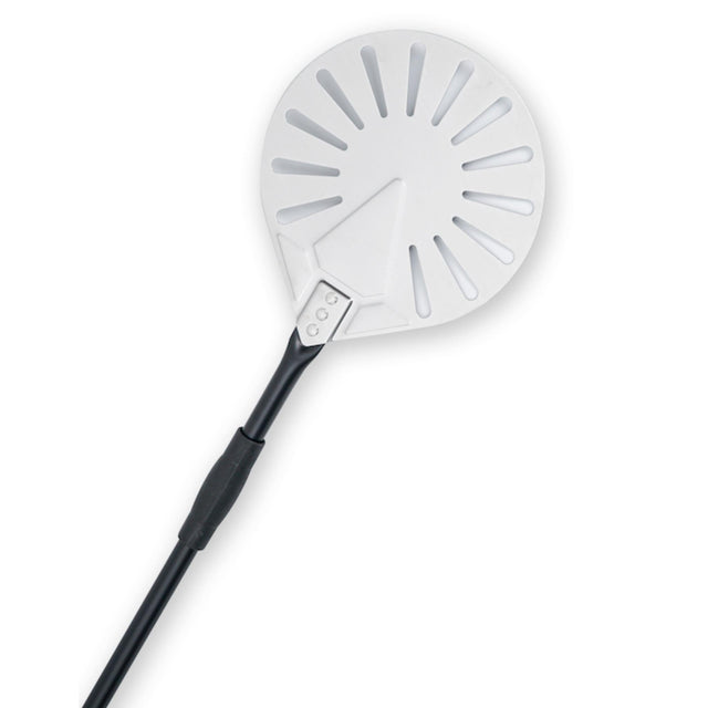 9" Round Aluminum Pro Turning Pizza Peel - Grand Alfresco