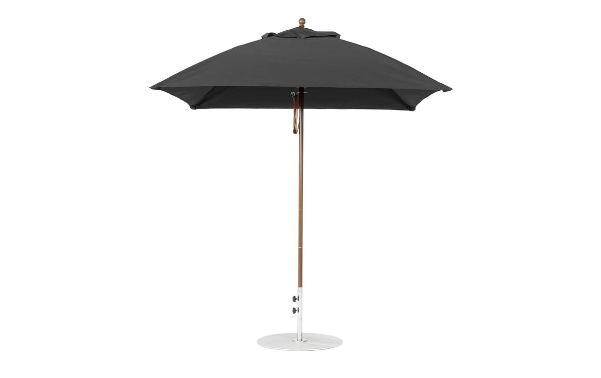 Ledge Loungers Essential Fiberglass Umbrella - 7.5' Square Pulley - Grand Alfresco