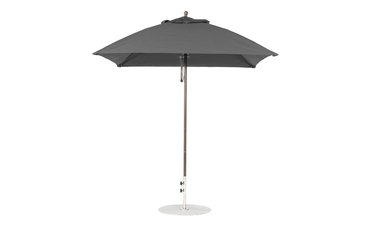 Ledge Loungers Essential Fiberglass Umbrella - 7.5' Square Pulley - Grand Alfresco