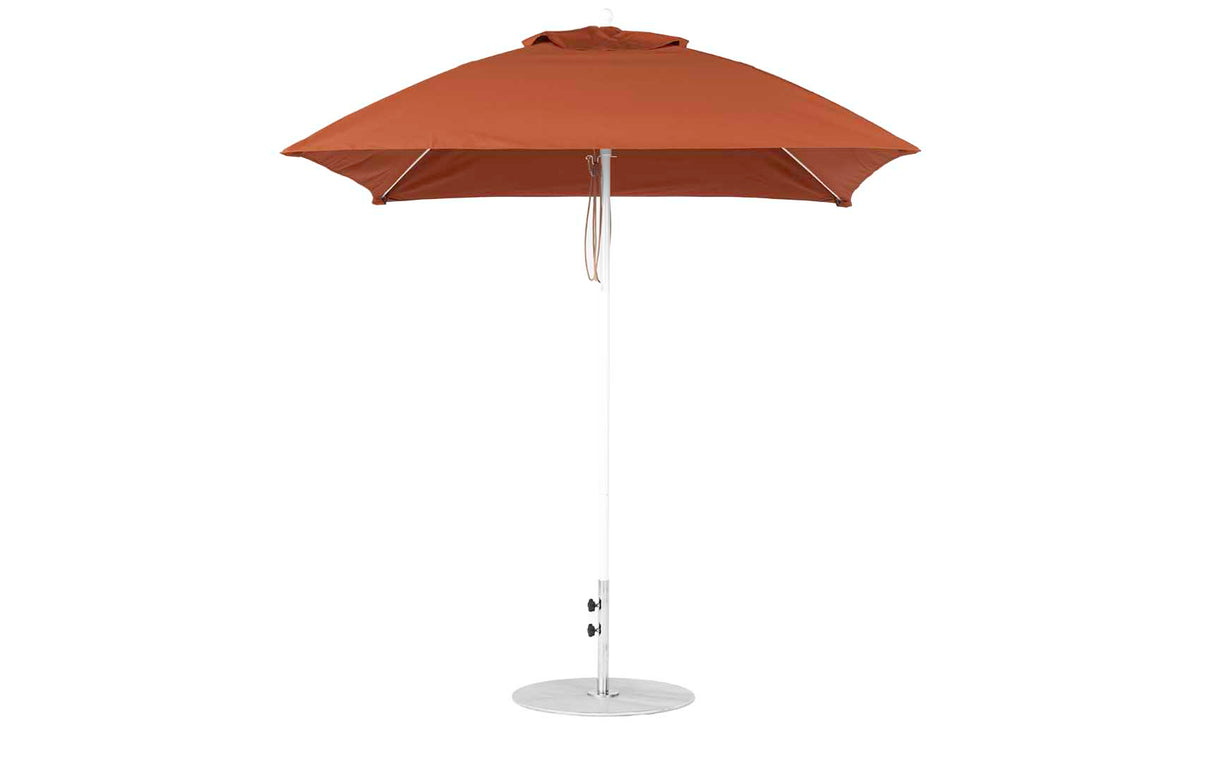 Ledge Loungers Essential Fiberglass Umbrella - 7.5' Square Pulley - Grand Alfresco