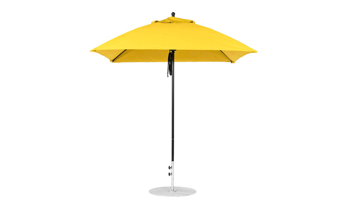 Ledge Loungers Essential Fiberglass Umbrella - 7.5' Square Pulley - Grand Alfresco