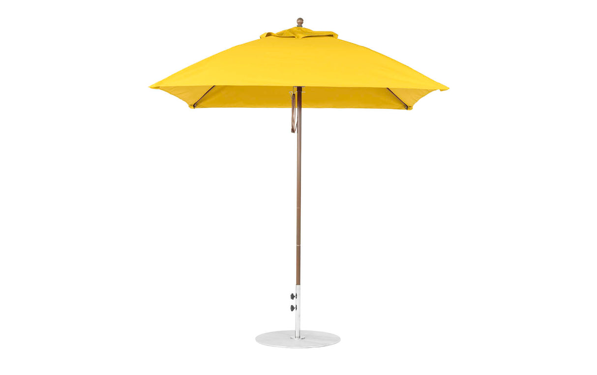 Ledge Loungers Essential Fiberglass Umbrella - 7.5' Square Pulley - Grand Alfresco