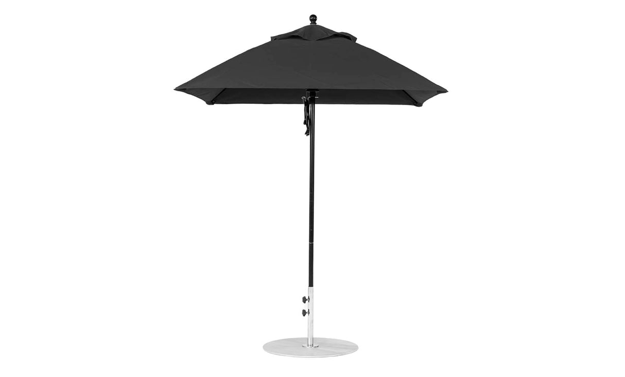 Ledge Loungers Essential Fiberglass Umbrella - 6.5' Square Pulley - Grand Alfresco